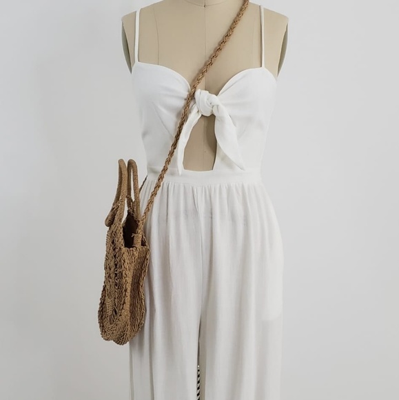 Pants - Juliette Jumpsuit Ivory